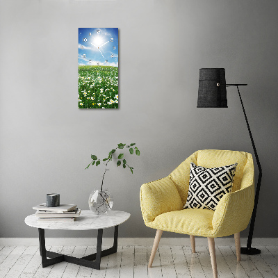 Vertical wall clock Meadow