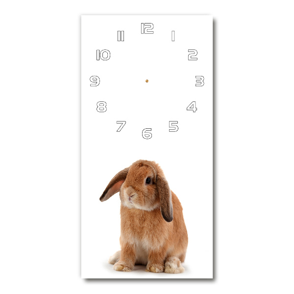 Vertical wall clock Rabbit