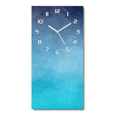 Vertical rectangular wall clock Smoke