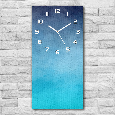 Vertical rectangular wall clock Smoke