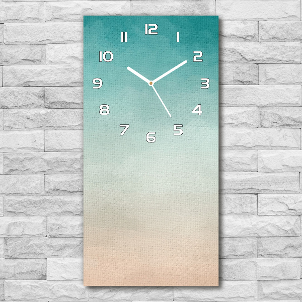 Vertical wall clock Smoke