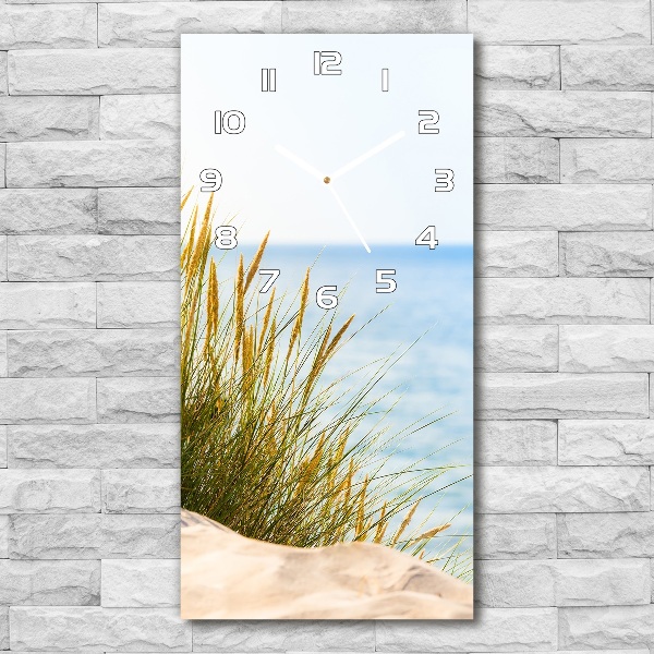 Vertical wall clock Coastal dunes