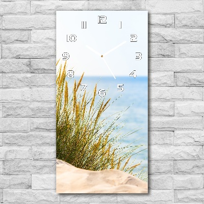 Vertical wall clock Coastal dunes