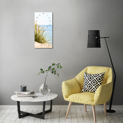 Vertical wall clock Coastal dunes