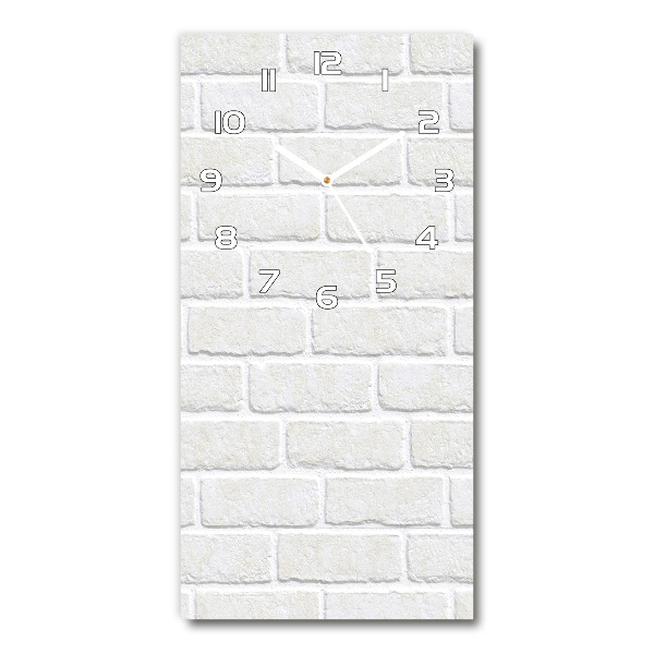 Vertical wall clock Brick wall