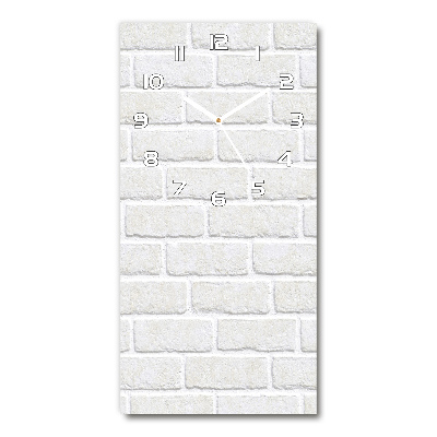 Vertical wall clock Brick wall