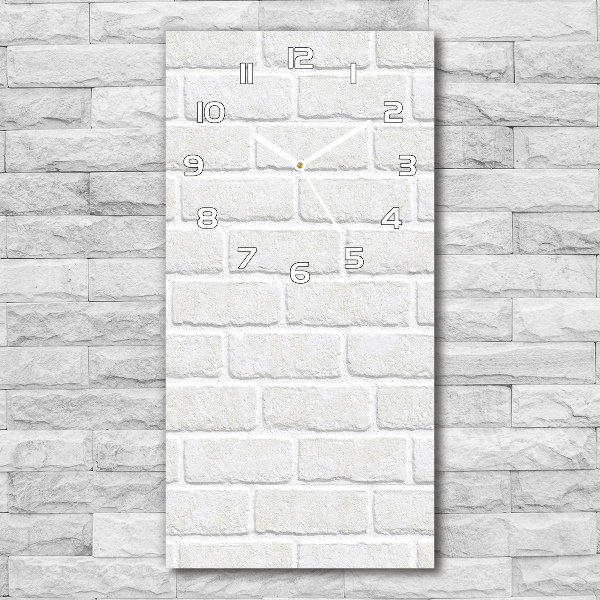 Vertical wall clock Brick wall