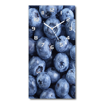 Modern vertical wall clock Berries