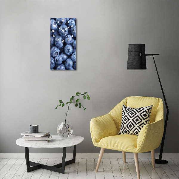 Modern vertical wall clock Berries