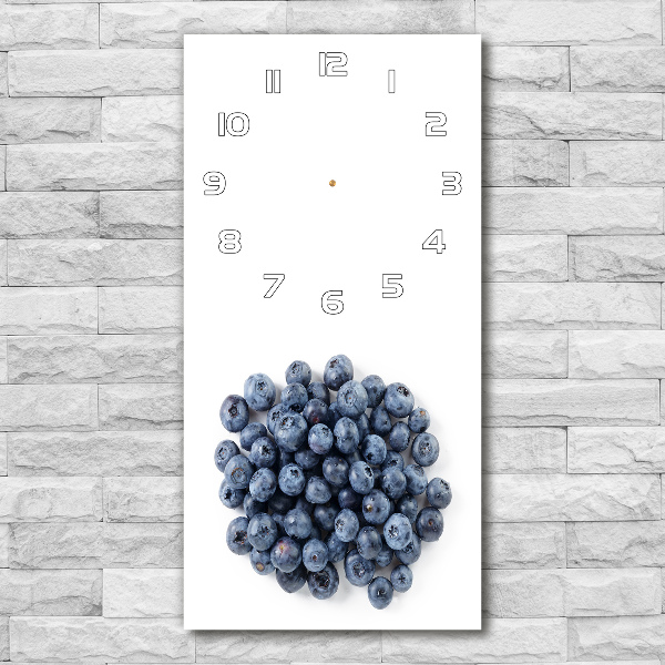 Vertical wall clock Berries