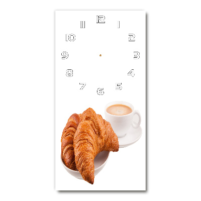 Vertical wall clock Breakfast