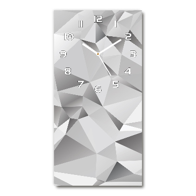 Vertical wall clock 3D abstraction