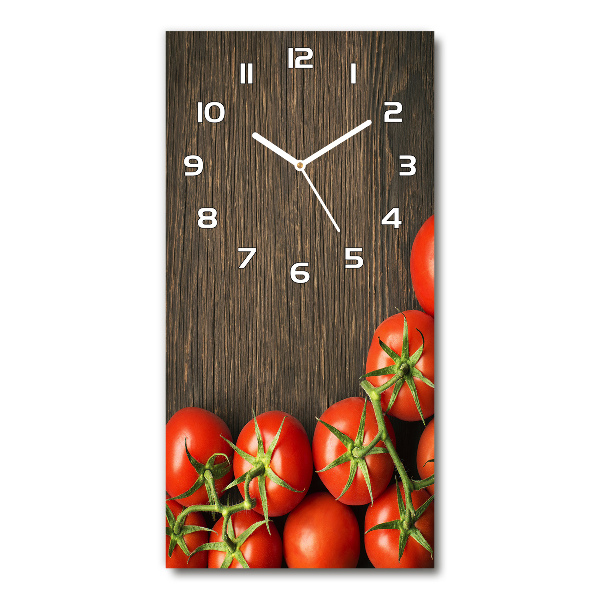 Vertical wall clock Tomatoes