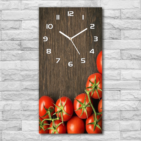 Vertical wall clock Tomatoes