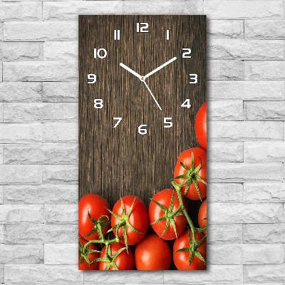 Vertical wall clock Tomatoes