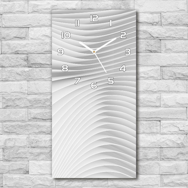 Vertical wall clock Abstraction lines