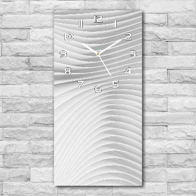 Vertical wall clock Abstraction lines