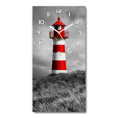 Vertical rectangular wall clock Lighthouse