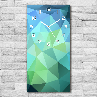 Vertical wall clock Abstraction Background