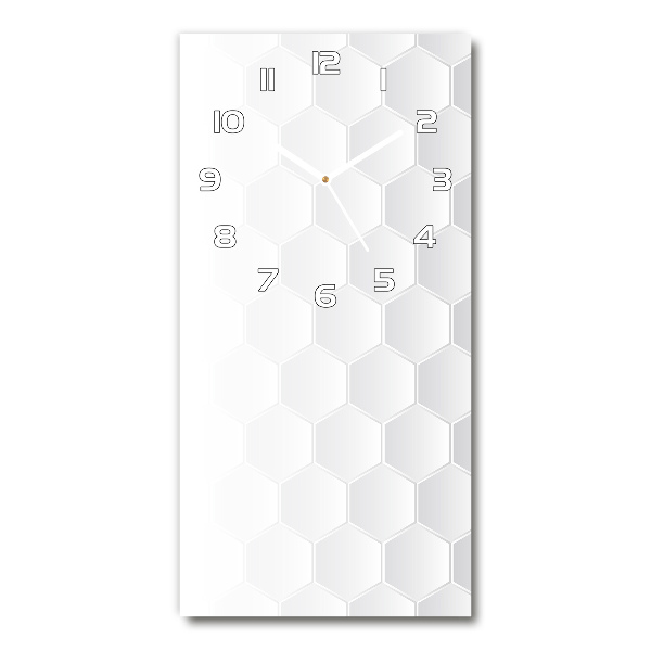 Vertical wall clock Geometric background