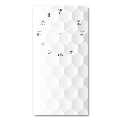 Vertical wall clock Geometric background