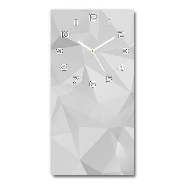 Vertical rectangular wall clock Abstraction of the triangle