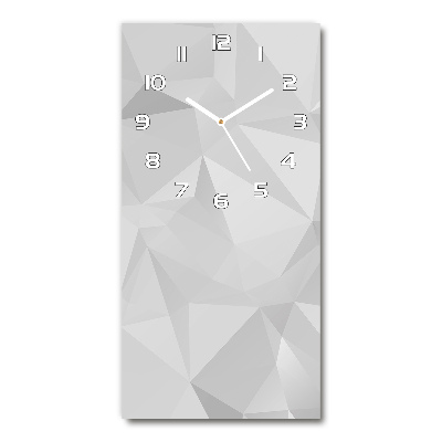 Vertical rectangular wall clock Abstraction of the triangle