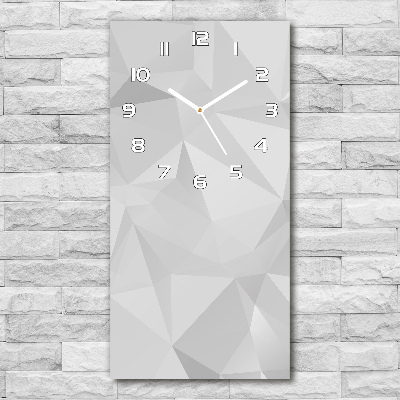 Vertical rectangular wall clock Abstraction of the triangle