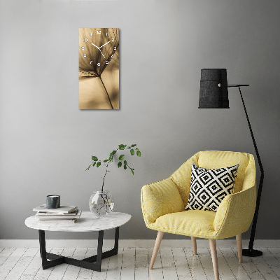 Vertical wall clock Dandelion seed