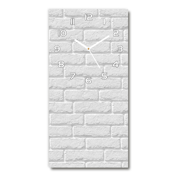 Vertical wall clock Brick wall