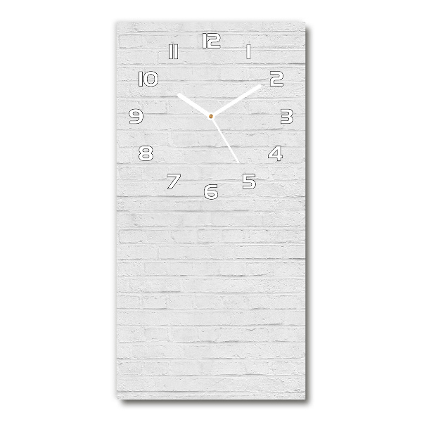 Vertical wall clock Brick wall