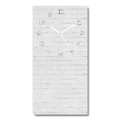 Vertical wall clock Brick wall