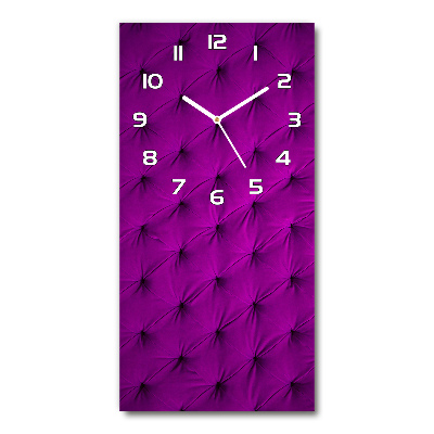 Vertical wall clock Velvet wall