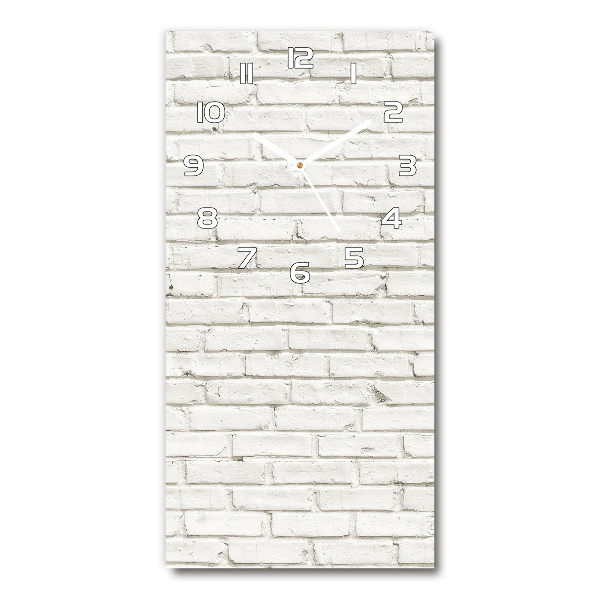 Vertical wall clock Brick wall