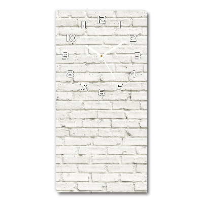 Vertical wall clock Brick wall