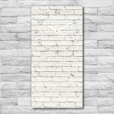 Vertical wall clock Brick wall