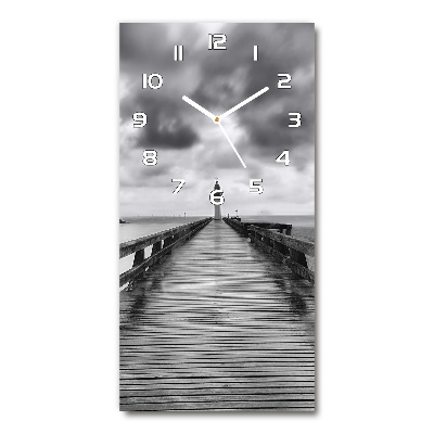 Vertical rectangular wall clock Lighthouse