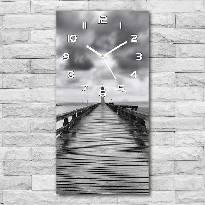 Vertical rectangular wall clock Lighthouse