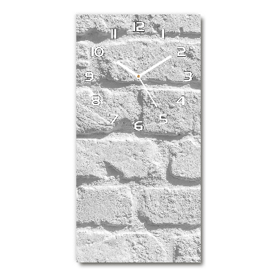 Vertical wall clock Brick wall