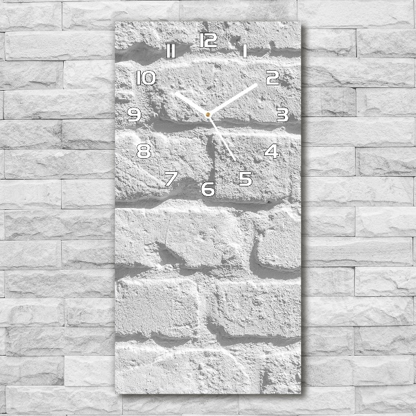 Vertical wall clock Brick wall