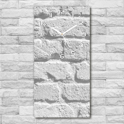 Vertical wall clock Brick wall