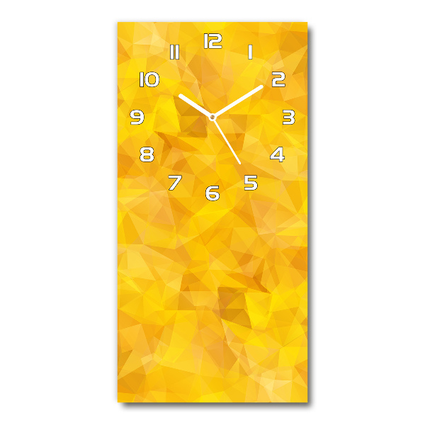 Vertical rectangular wall clock Abstraction of the triangle