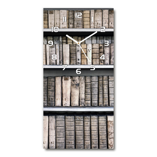 Vertical wall clock Bookshelf