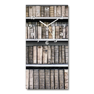 Vertical wall clock Bookshelf