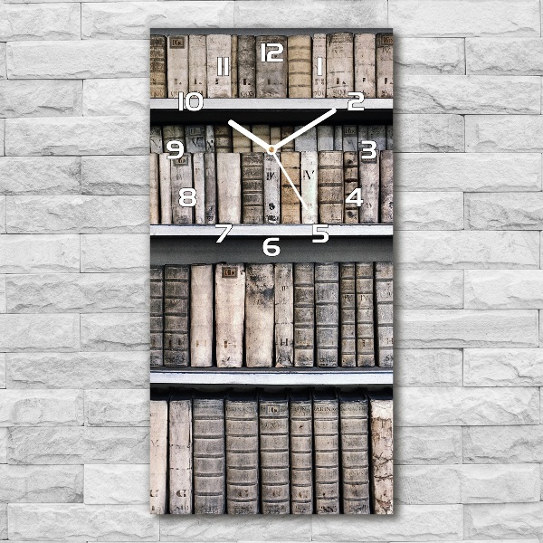 Vertical wall clock Bookshelf