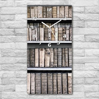 Vertical wall clock Bookshelf