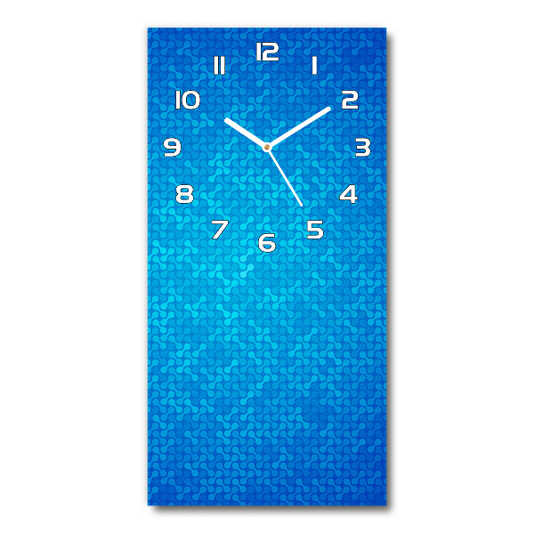 Modern vertical wall clock Abstract background