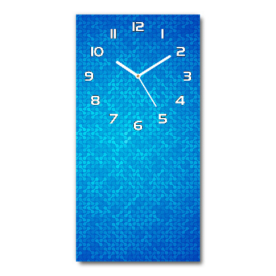 Modern vertical wall clock Abstract background