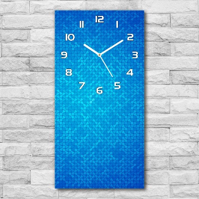 Modern vertical wall clock Abstract background