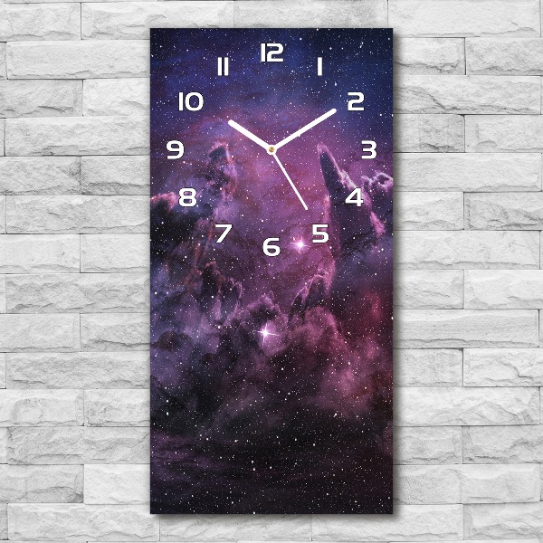 Vertical wall clock Nebula